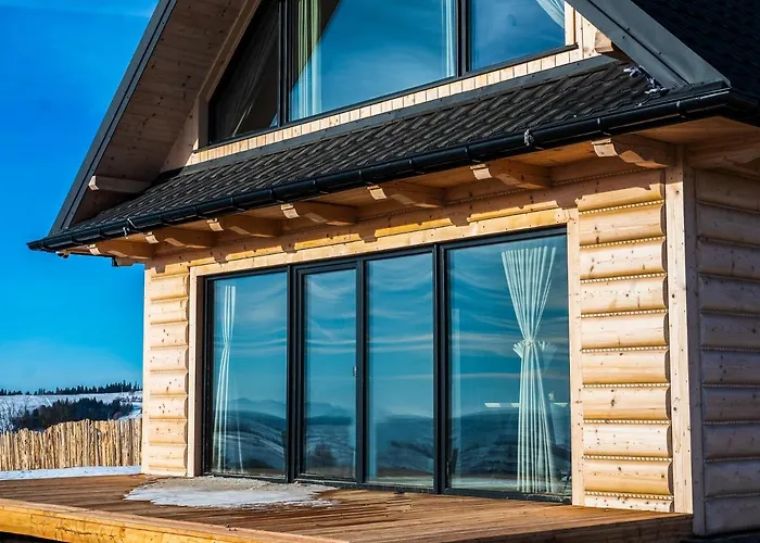 Domek alpejski Osada Janosika Jacuzzi Drewniany Na Odludziu