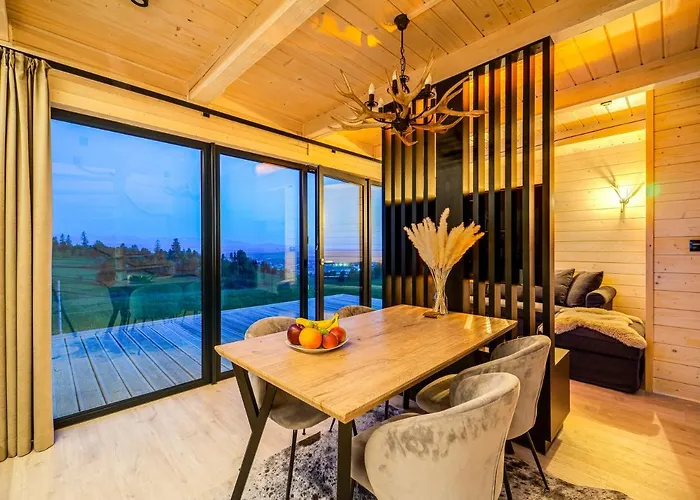 Domek alpejski Osada Janosika Jacuzzi Drewniany Na Odludziu Klikuszowa