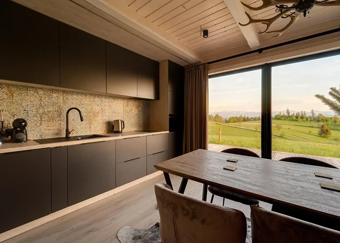 Domek alpejski Osada Janosika Jacuzzi Drewniany Na Odludziu *