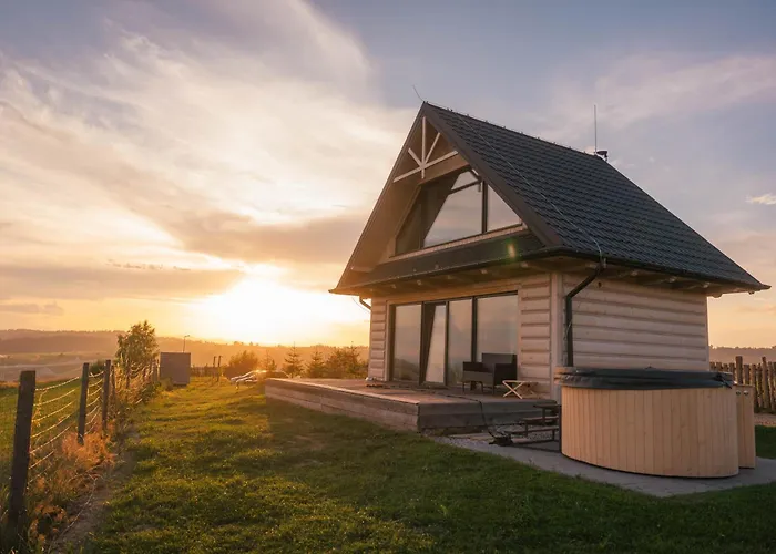 Domek alpejski Osada Janosika Jacuzzi Drewniany Na Odludziu *